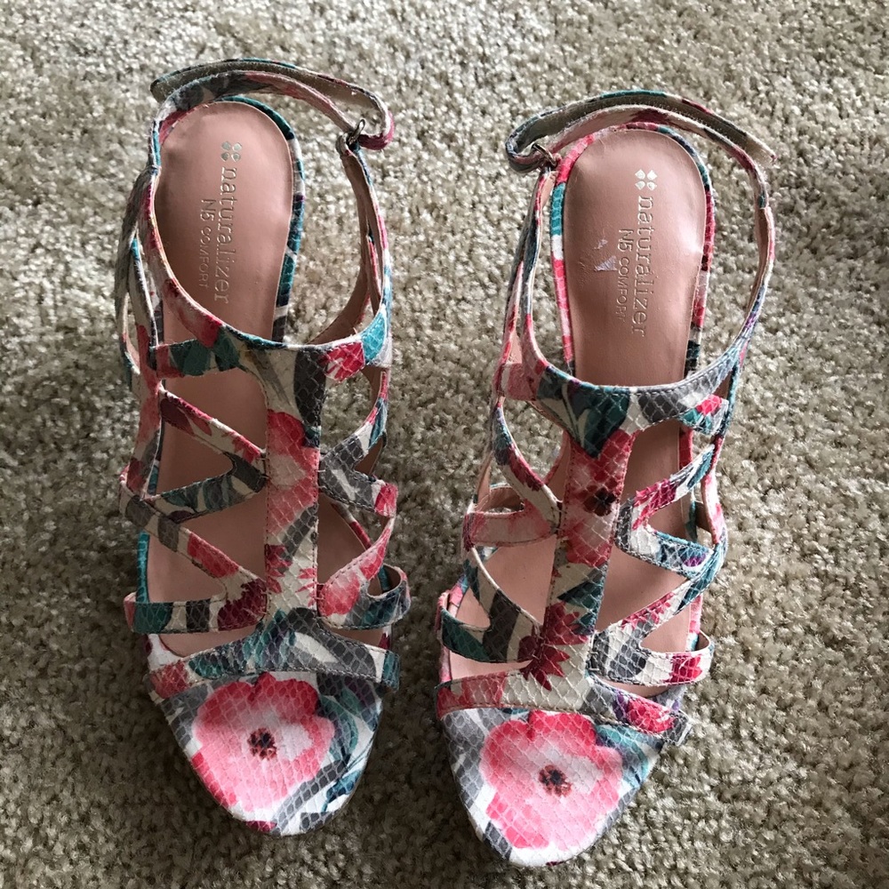 Naturalized High Heeled Sandals